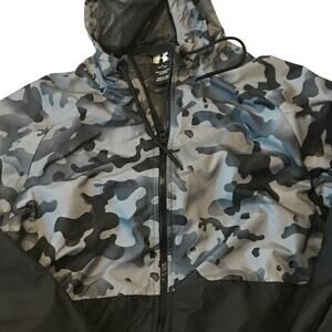 Russell Camo Athletic Full Zip Hoodie Men's M (38-40)